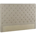 BED PANEL LINEN LAVÉ BEIGE