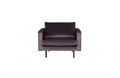 BERLIN VELVET ARMCHAIR ANTRACIT GREY