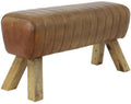 BENCH RAMY LEATHER BROWN
