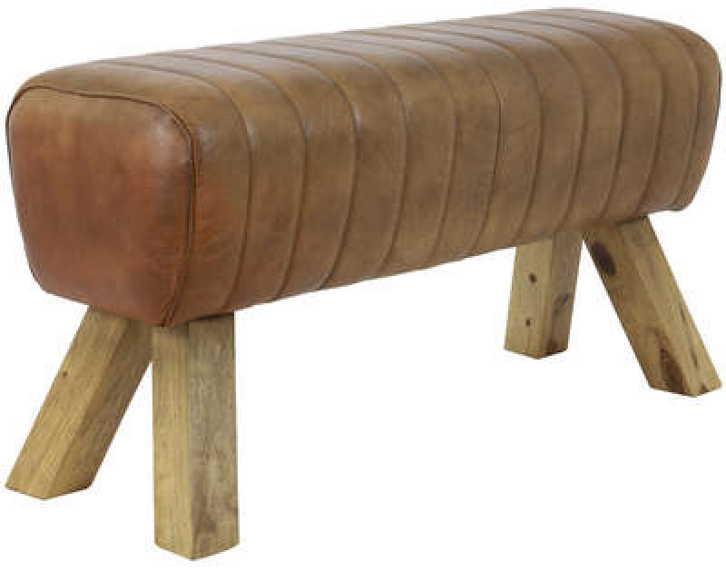 BENCH RAMY LEATHER BROWN