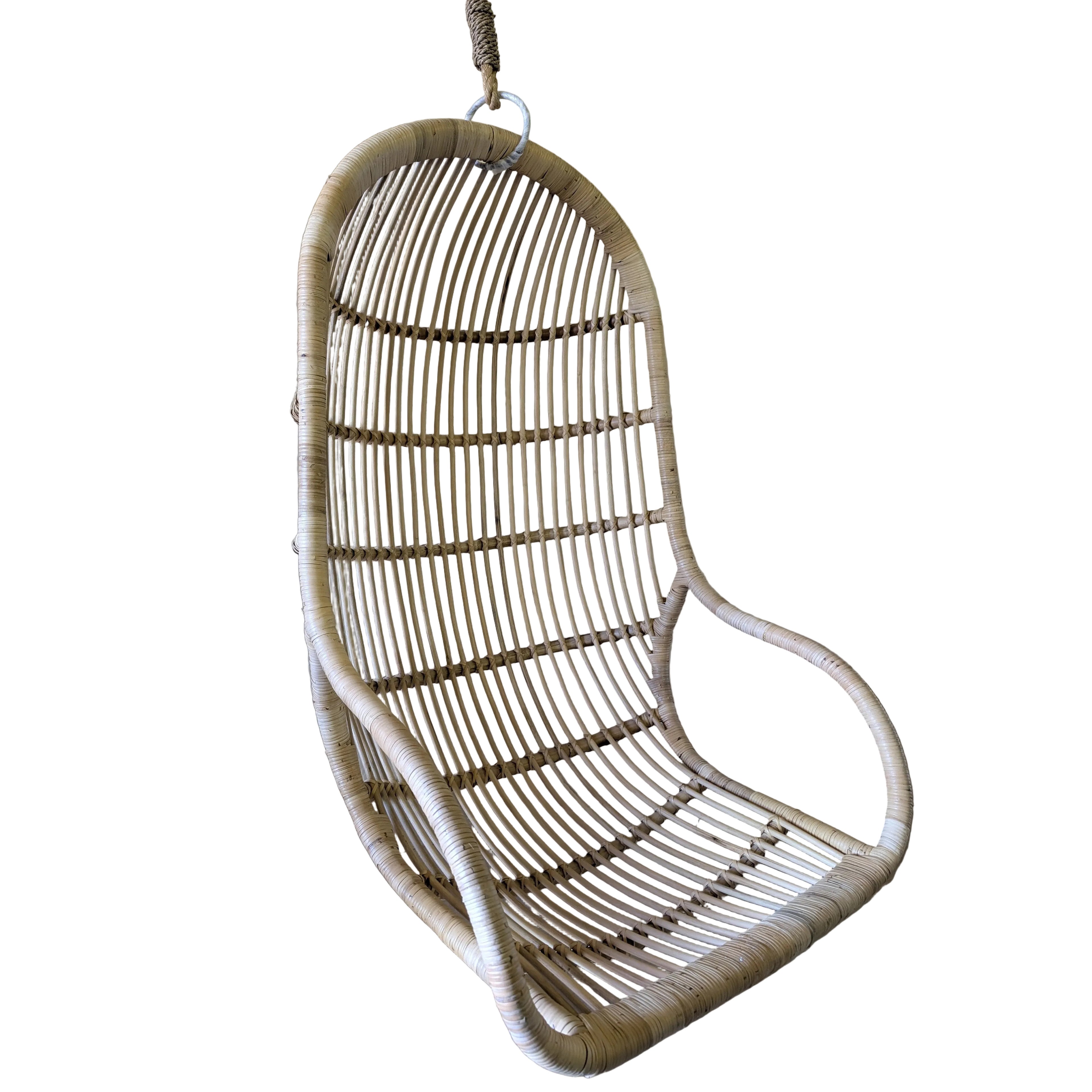 RATTAN HANGING CHAIR HAVANNA NATURAL OR BLACK