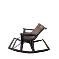 OLD DARK BROWN ROCKING CHAIR TIMOR
