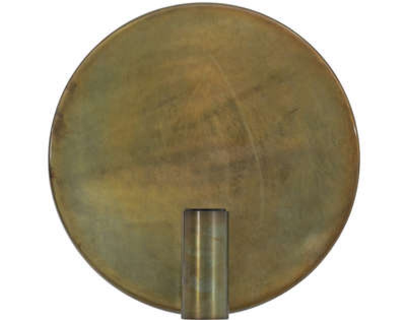WALL LAMP DISC BRONZE