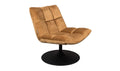 LOUNGE CHAIR BAR VELVET GOLDEN BROWN