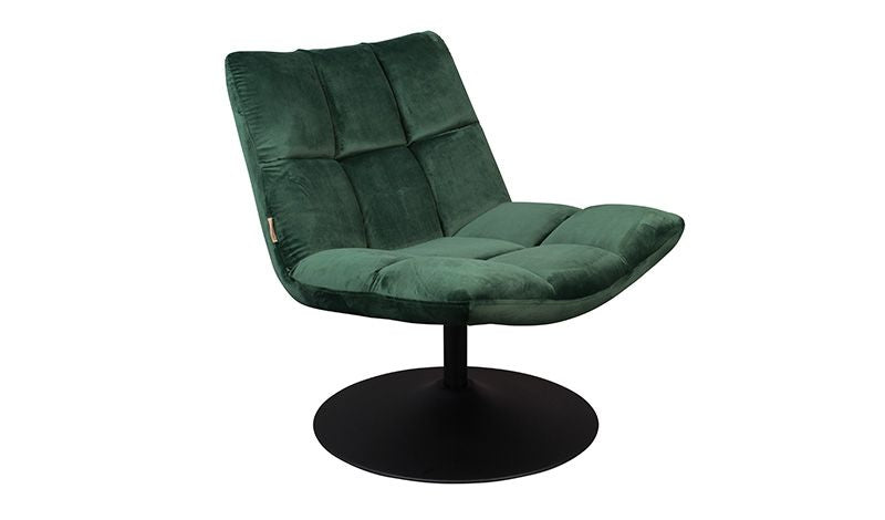 LOUNGE CHAIR BAR VELVET GOLDEN BROWN