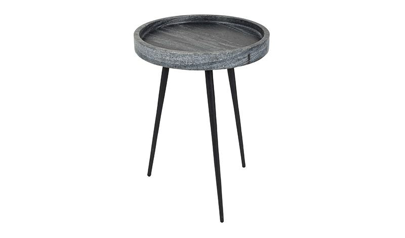 SIDE TABLE GREY MARBLE 33