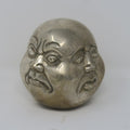 SILVER 4 FACES SMALL BUDDHA STATUE
