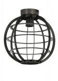 CEILING LAMP BLACK METAL