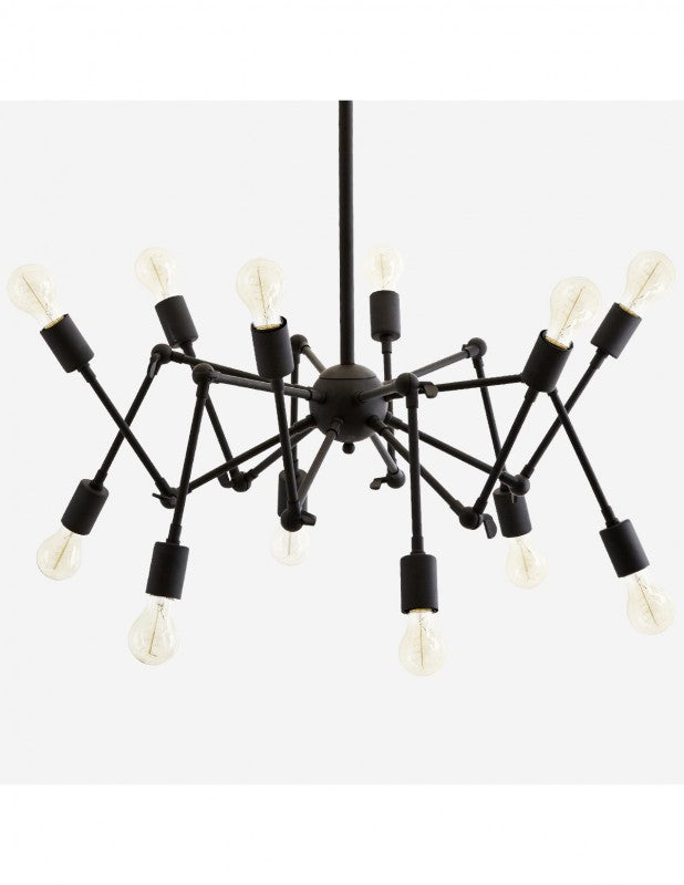 CEILING LAMP SPIDER BLACK