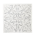 IRON PLATE TILE WHITE LINE