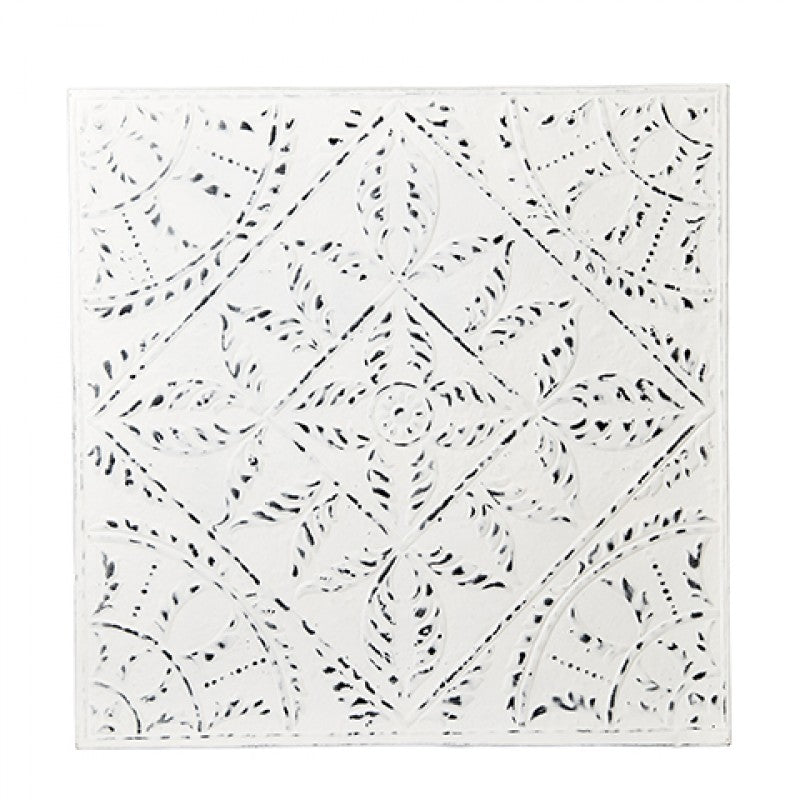 IRON PLATE TILE WHITE LINE