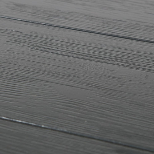 BLACK WOOD TOP DINING TABLE