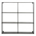 METAL WALL SHELF BLACK