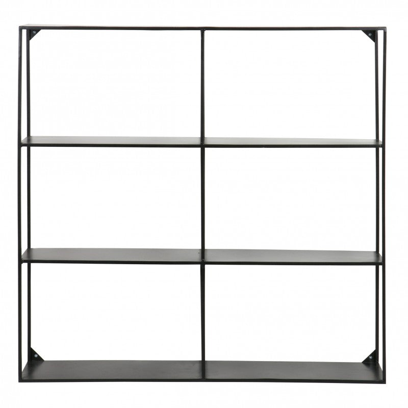 METAL WALL SHELF BLACK
