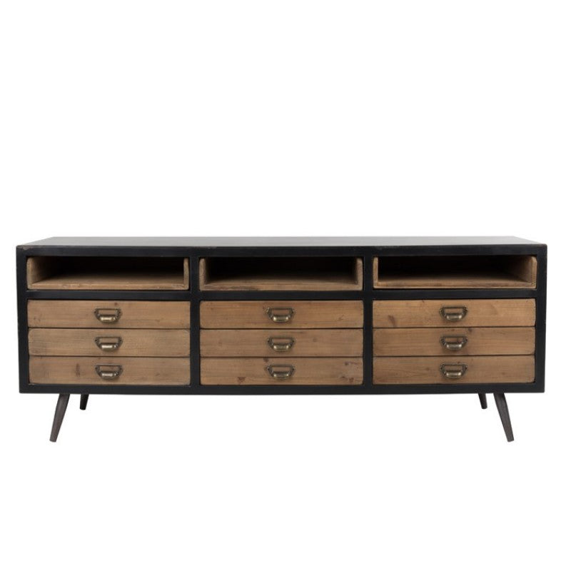 SIDEBOARD FOLDER 9 DRAWERS WITH 3 SHELVES