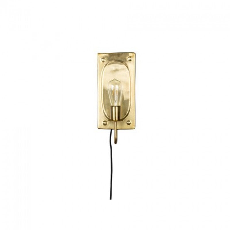 WALL LAMP BRASS PANEL 40