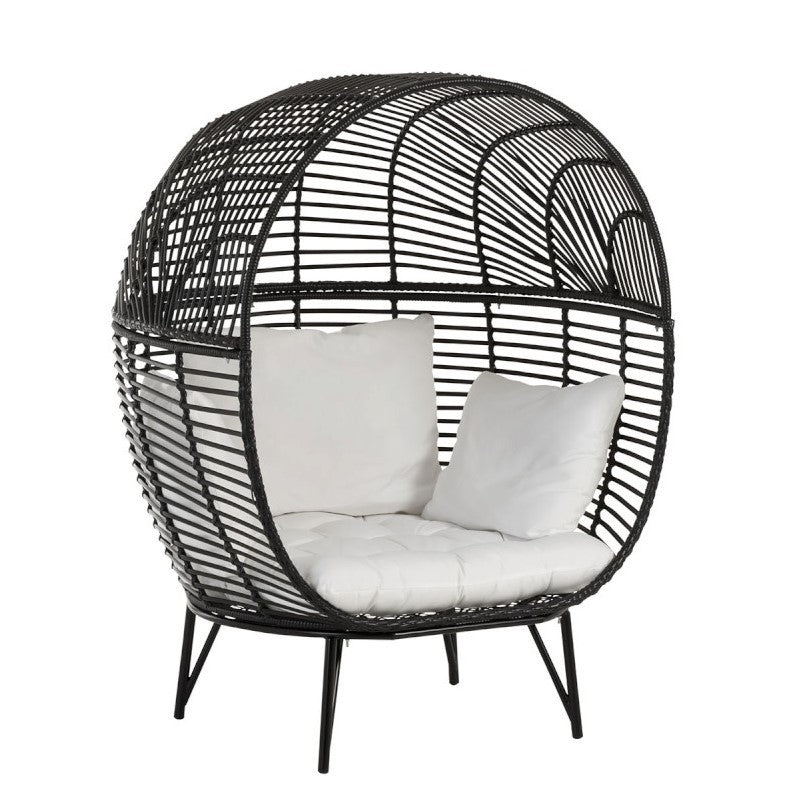 G MAMA LOUNGE CHAIR STEEL BLACK