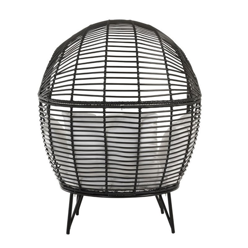 G MAMA LOUNGE CHAIR STEEL BLACK