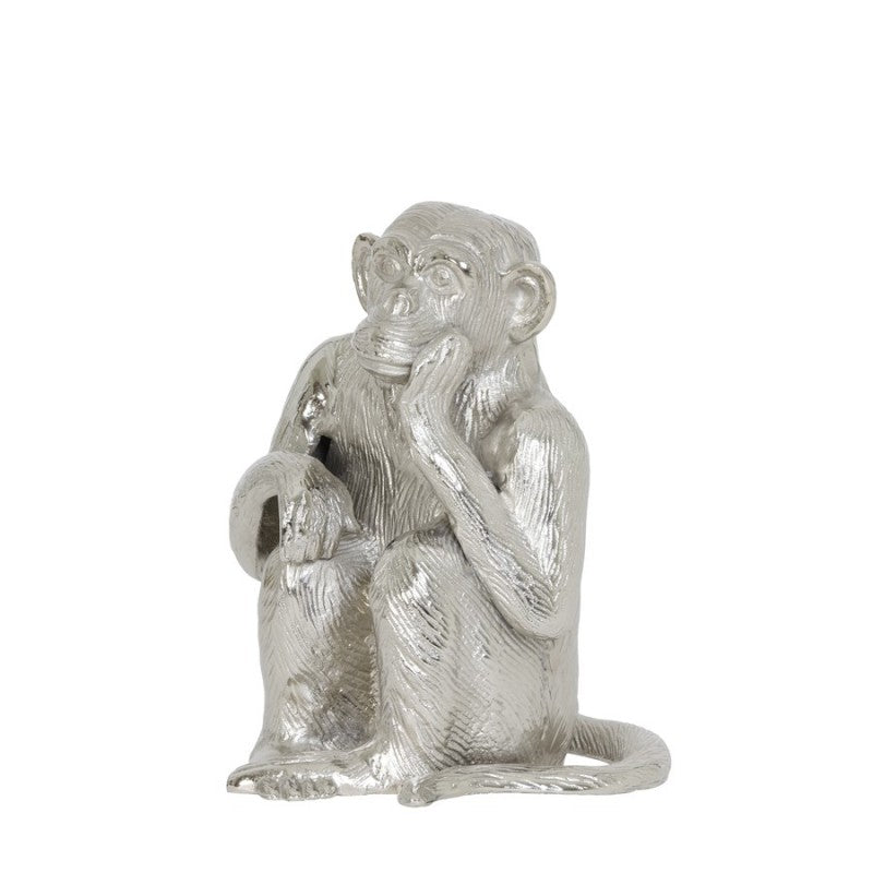 SITTING MONKEY SILVER