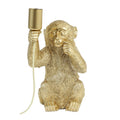 TABLE LAMP MONKEY GOLD