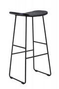 BARCHAIR BLACK METAL WOOD TOP 72
