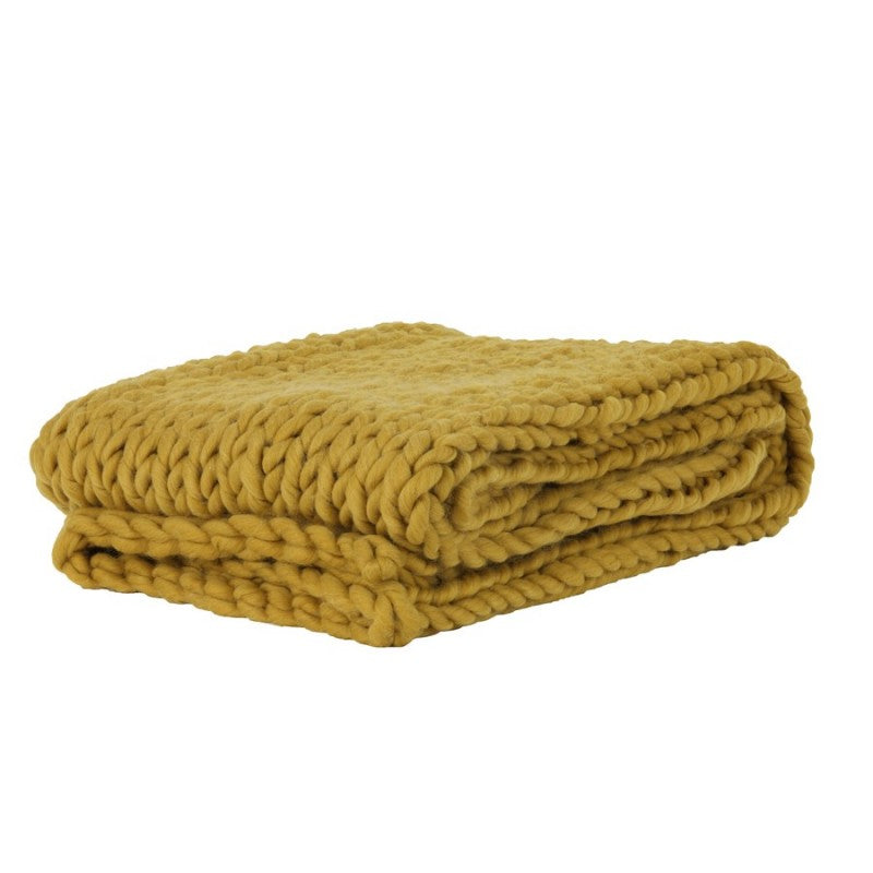 HEAVY KNITTED BLANKET OKKER
