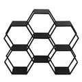 HEXAGON 6 BLACK SHELF