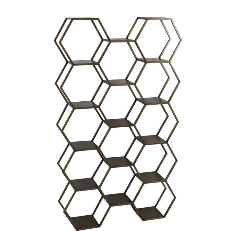 HEXAGON14 BRASS SHELF