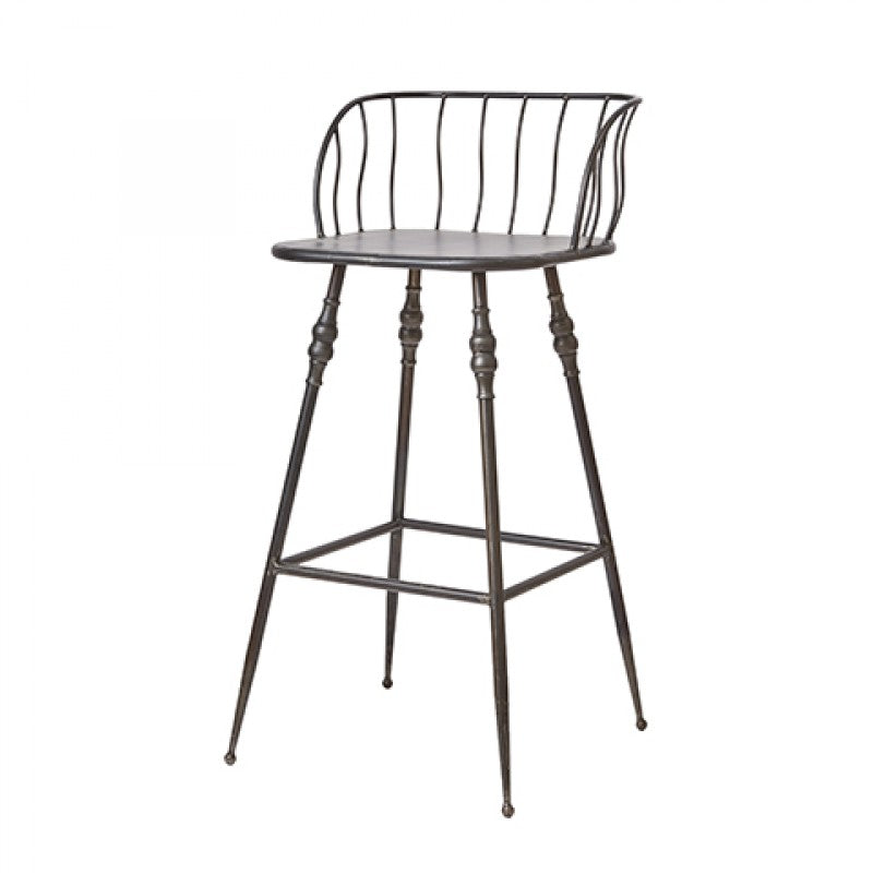 BARCHAIR GREY IRON PROVENCE 70
