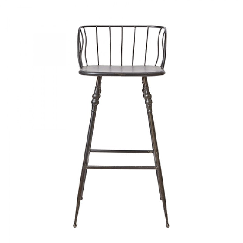 BARCHAIR GREY IRON PROVENCE 70