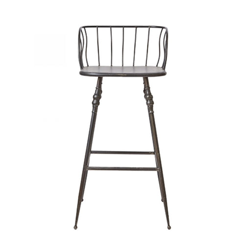BARCHAIR GREY IRON PROVENCE 70
