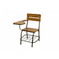 OLD STUDENT CHAIR IRON TEAK