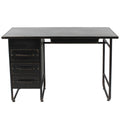 DESK TABLE BLACK IRON OXF