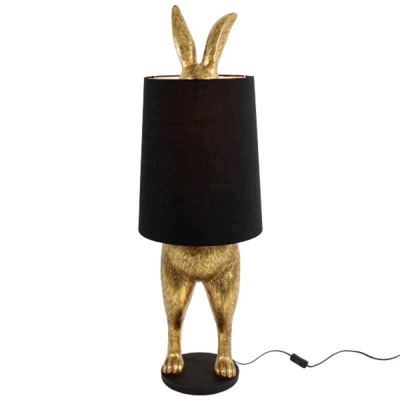 FLOOR LAMP HIDING RABBIT GOLD