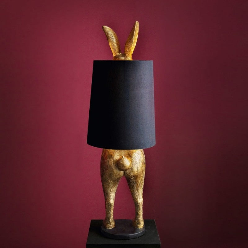 FLOOR LAMP HIDING RABBIT GOLD