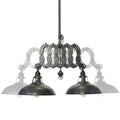 HANGING LAMP EXTENDING INDUSTRIAL IRON