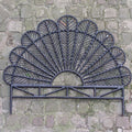 RATTAN BED BACK BLACK