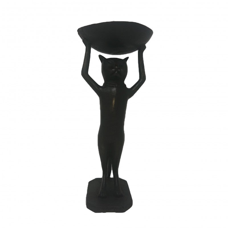 BRONZE CAT SINGLE CARD HOLDER