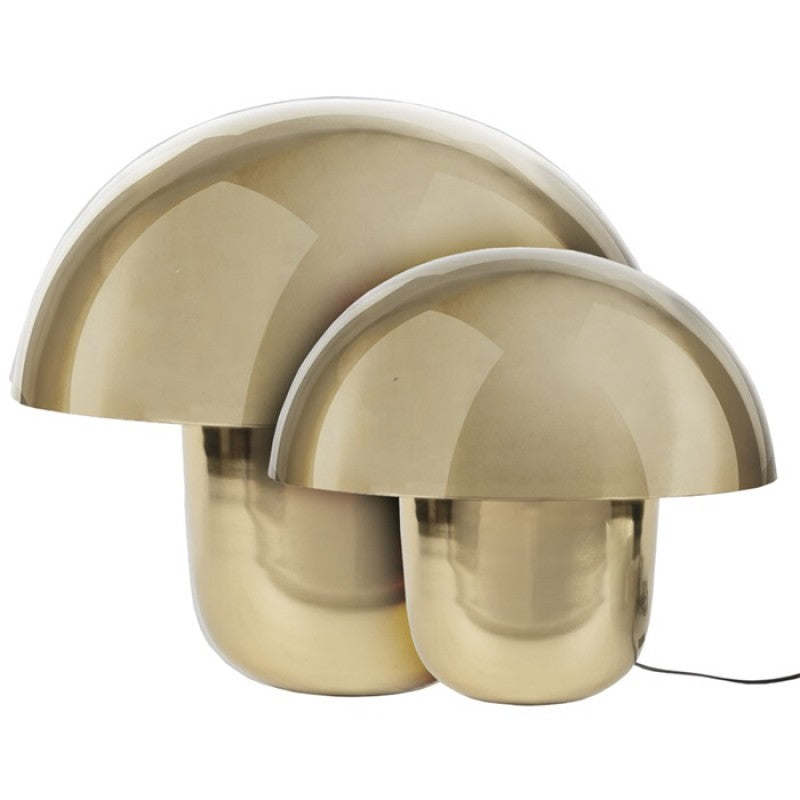GOLD MUSHROOM LAMP