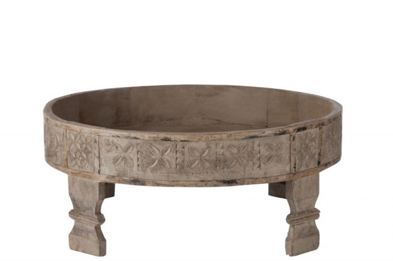 GRINDER CAFETABLE WOOD GREY