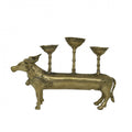 HOLY COW CANDLE HOLDER BRONZ GOLD COLOR