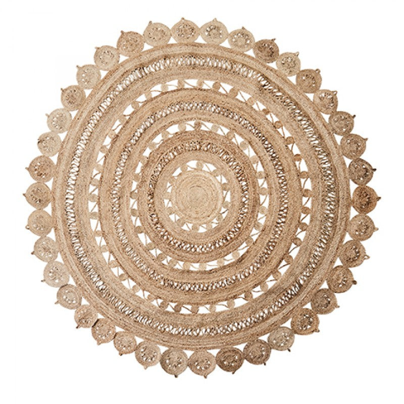 NATURAL JUTE RUG LACY SUN 240