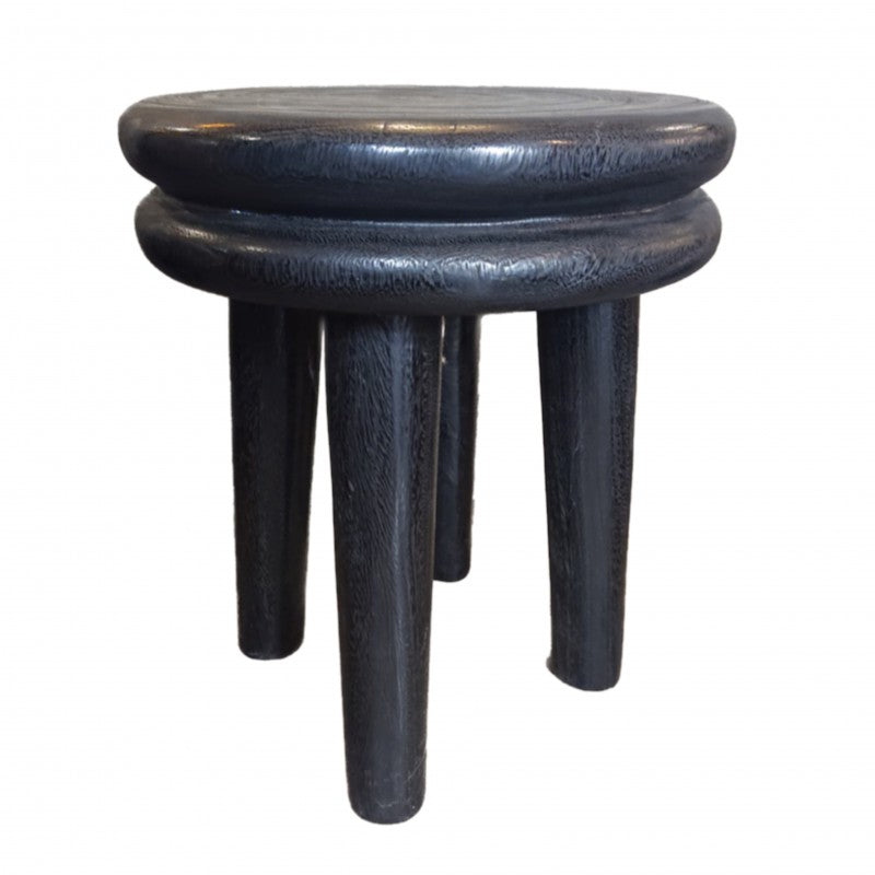 BLACK MANGO WOOD SIDE CHAIR
