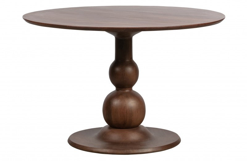 DINING TABLE MANGO WOOD WALNUT FINISH