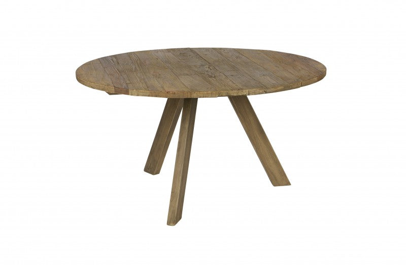 DINING TABLE OLD ELMWOOD NATURAL 3 LEGS