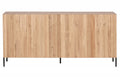 STRIPE SIDEBOARD NATURAL OAK