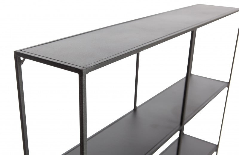 WALL SHELF METAL BLACK