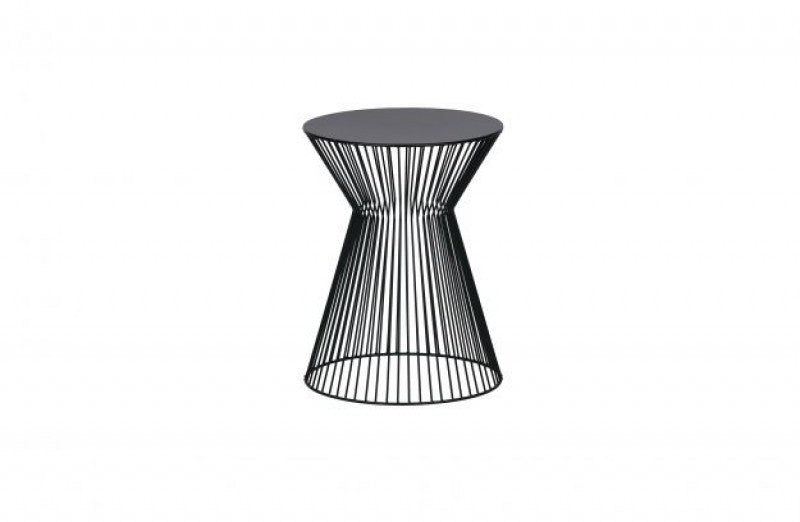 SIDETABLE PLAIN METAL WIRE BLACK