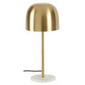 GOLD TABLE LAMP WITH MARBLE BASE