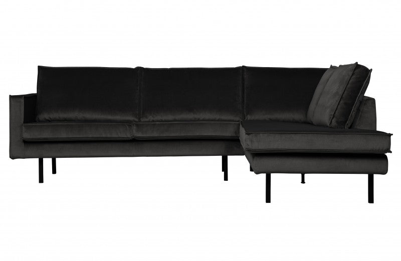 BERLIN SOFA CORNER RIGHT VELVET ANTRACIT - PRICE ON REQUEST